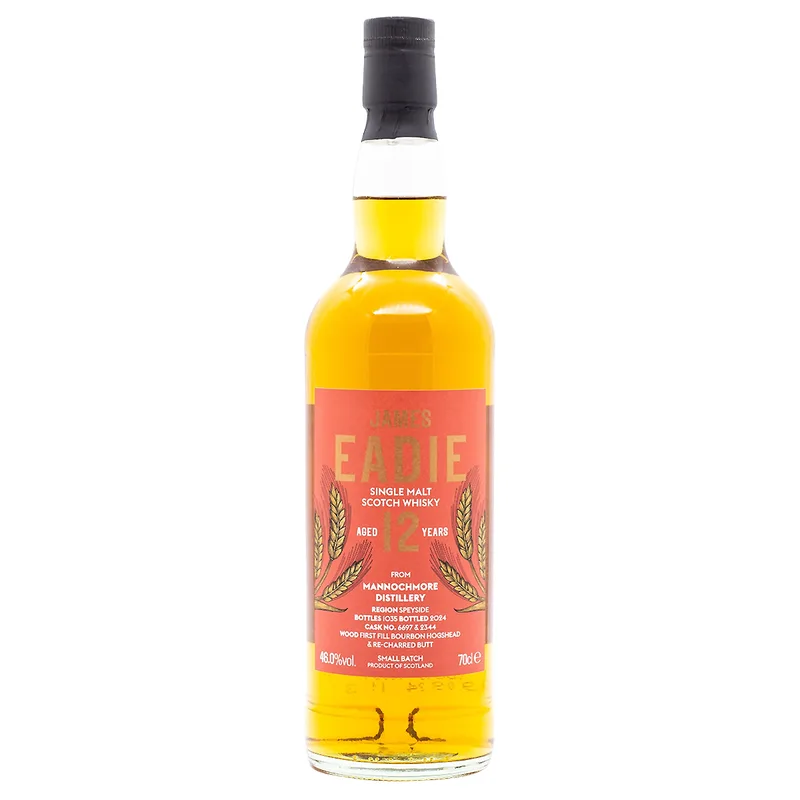 James Eadie Mannochmore Aged 12 Years 2012/2024 Cask 6697 & 2344 (70cl, 46%)