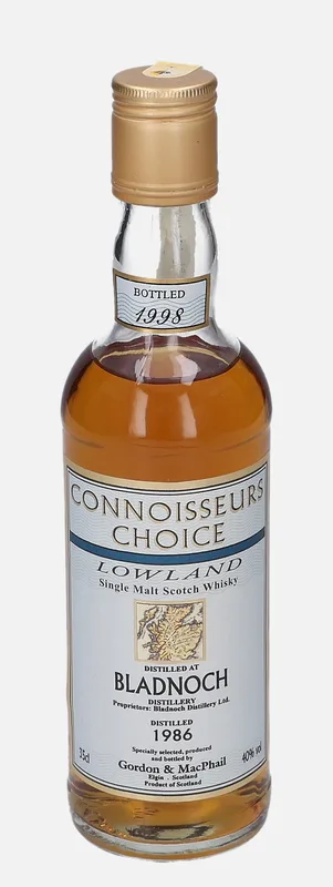 Bladnoch – 1986 Gordon & MacPhail Connoisseurs Choice