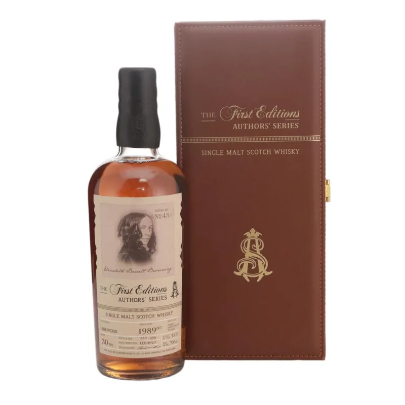 Linkwood – 1989 The First Editions 30 Year Old Authors' Series No.43 - Elizabeth Barret Browning (70cl, 53.90%)