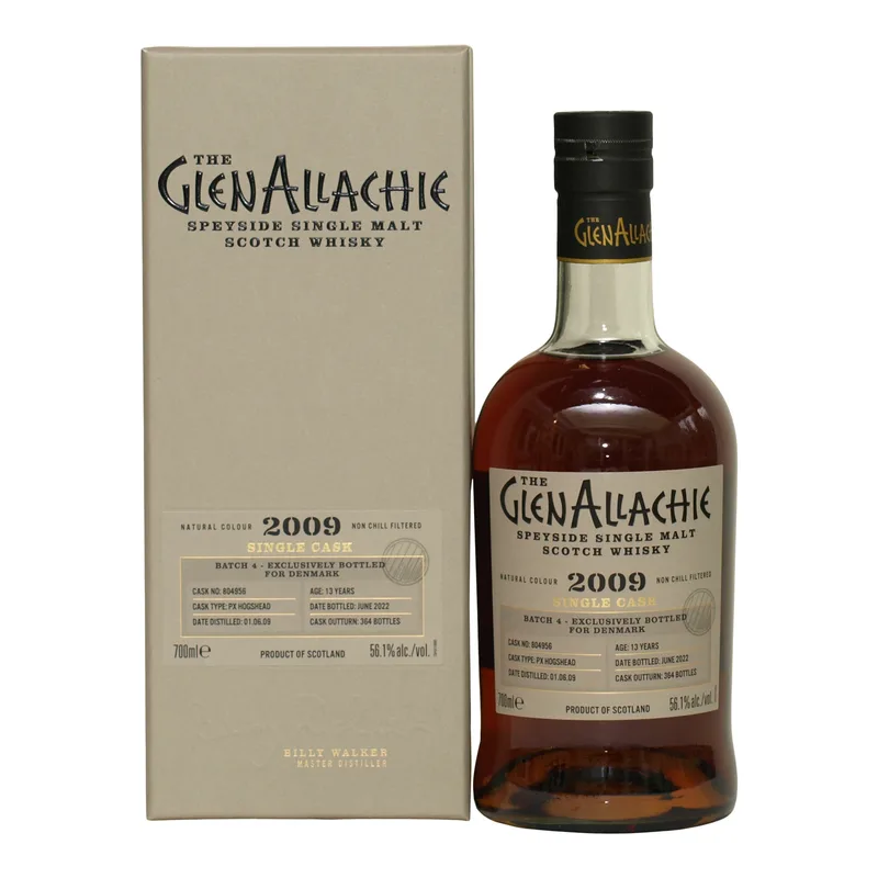 Glenallachie – 13 Year Old 2009/2022 Batch 4 Denmark PX (70cl, 56.1%)