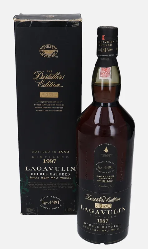 Lagavulin – 1987 Distillers Edition Double Matured lgv. 4/491