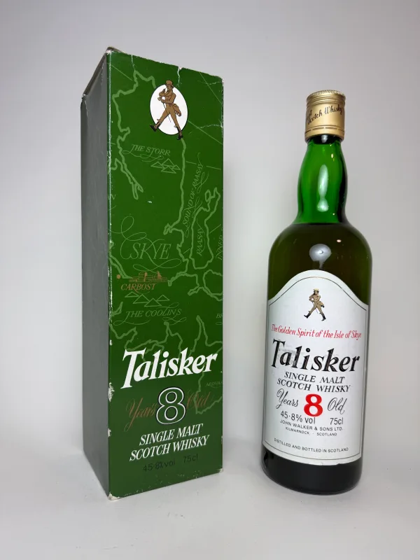 Talisker – 8 Year Old Skye Single Malt Scotch Whisky 1980s (75cl, 45.8%)