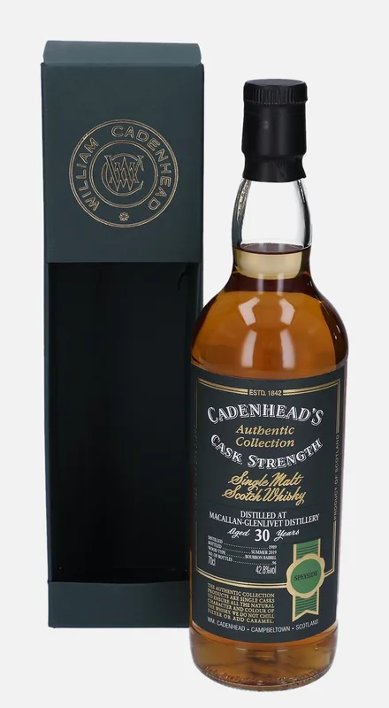 Macallan – 1989 30 Year Old Wm. Cadenhead Authentic Collection