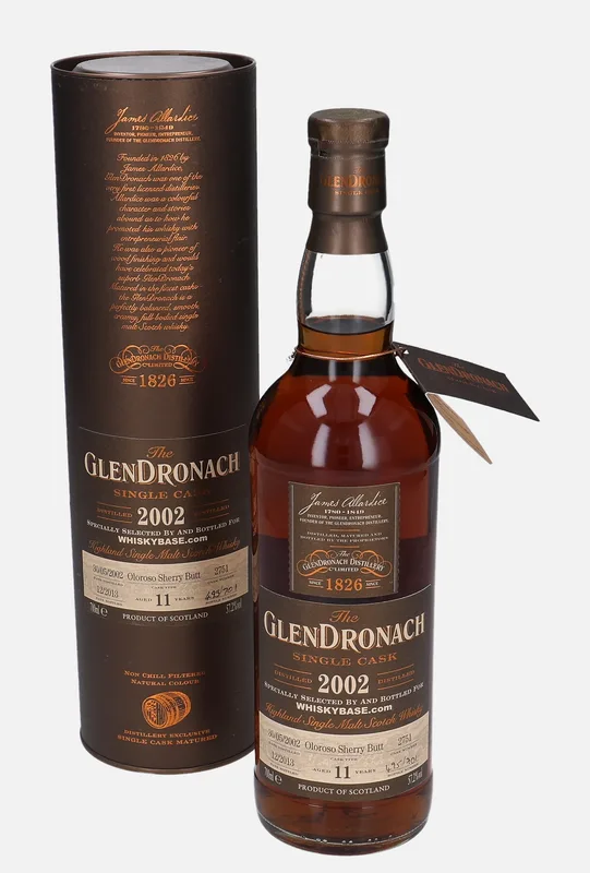 Glendronach – 2002 11 Year Old Single Cask (70cl, 57.2%)