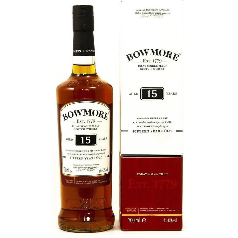 Bowmore – 15 Year Old Single Malt Scotch Whisky