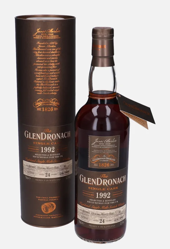 Glendronach – 1992 24 Year Old Single Cask