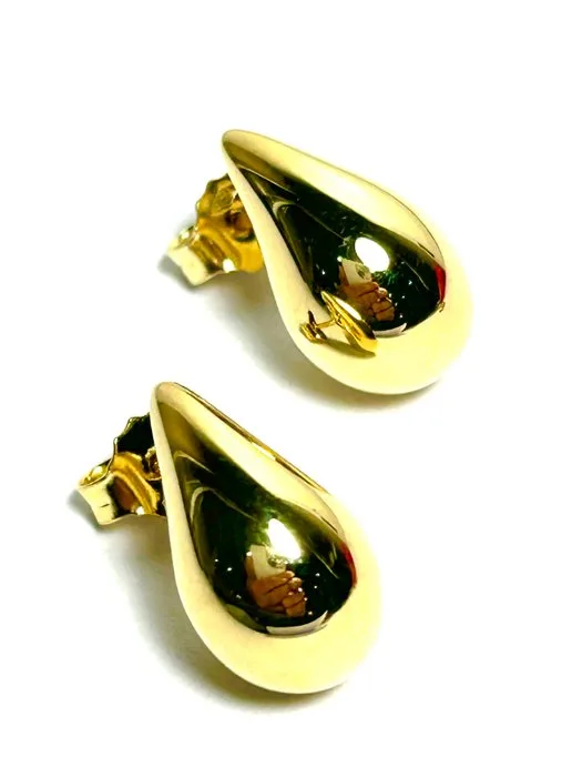 Stud earrings - 18 kt. Yellow gold