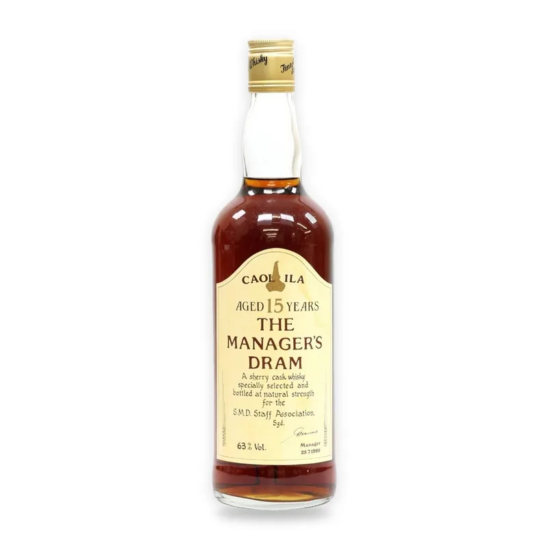 Caol Ila – 15 Year Old - Manager's Dram 1990 (75cl) (75cl, 63%)