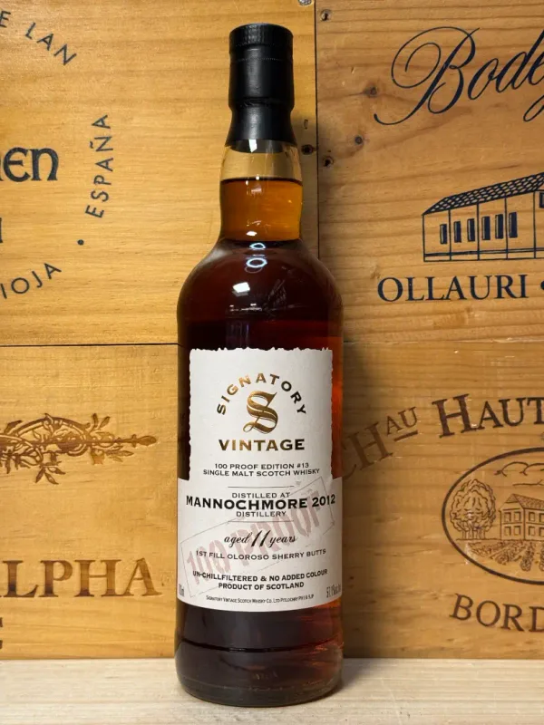 Signatory Vintage Mannochmore 2012 11 Years Old 100 Proof (57.1%)
