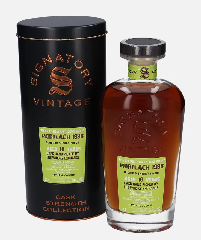 Mortlach – 1998 18 Year Old Signatory Vintage Scotch Whisky Co. Cask Strength Collection (70cl, 55.8%)
