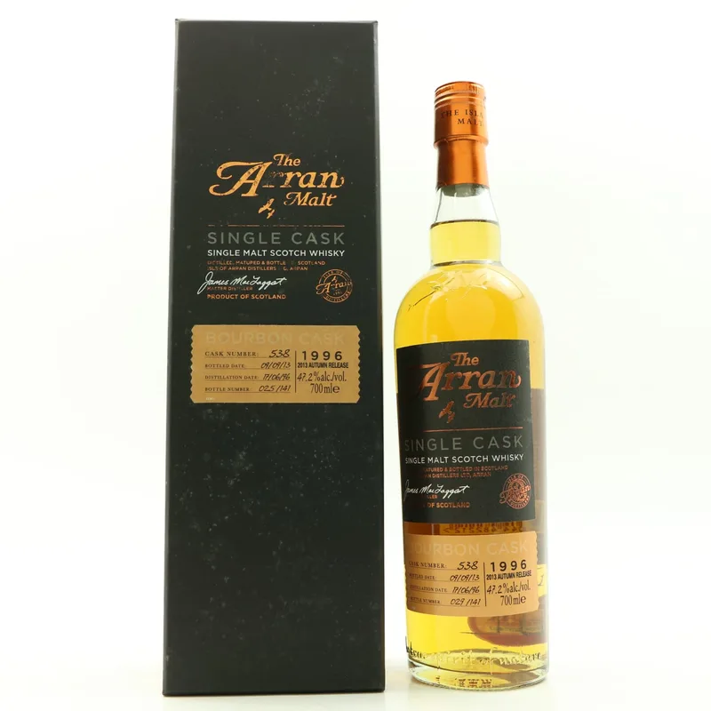 Arran – 1996 Single Cask #538 (70cl, 47.2%)