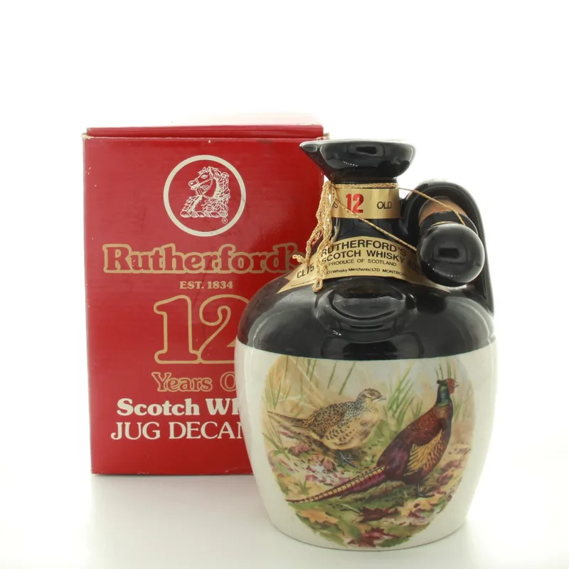 Rutherford’s 12 Year Old Ceramic Jug (1970s Edition) (75cl, 40%)