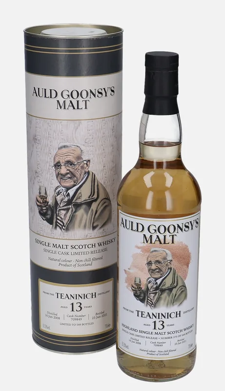 Teaninich – 2008 13 Year Old Global Whisky Auld Goonsy's Malt