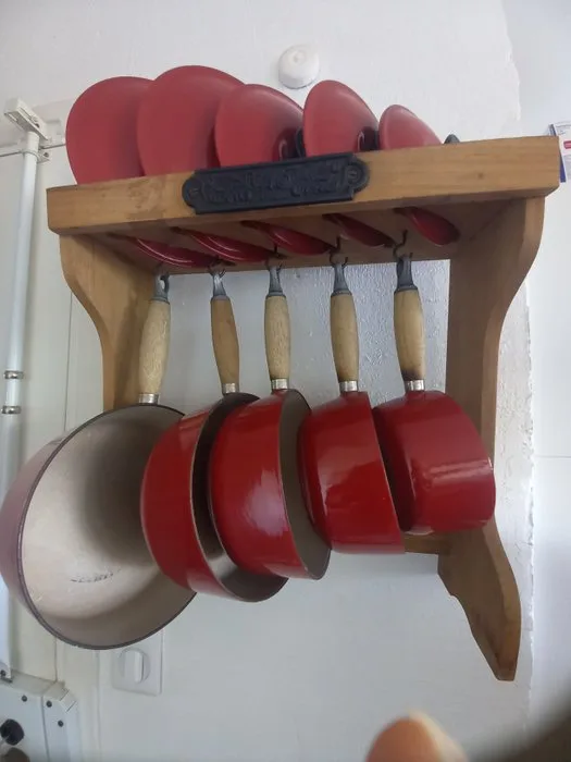Le Creuset - Saucepan (11) - Cherry - Cast iron - 5-piece cookware set