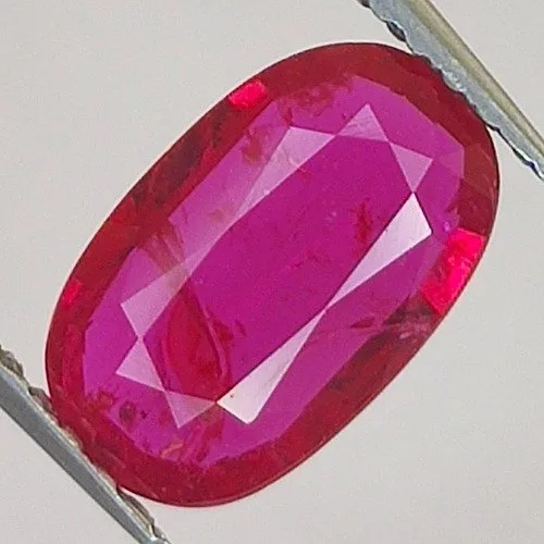 1 pcs Ruby - 1.06 ct - Antwerp Laboratory for Gemstone Testing (ALGT) - No Heat