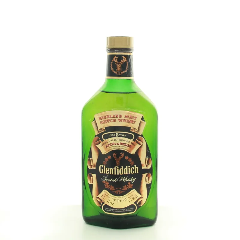 Glenfiddich 8 Year Old Half Bottle (1970s Edition)