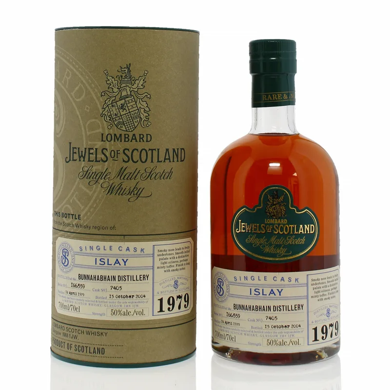 Bunnahabhain – 1979 25 Year Old Single Cask #7405 Lombard Jewels of Scotland