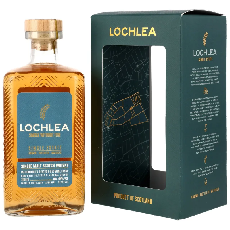 Lochlea – Smoke Without Fire Ex-Peated & Red Wine Casks