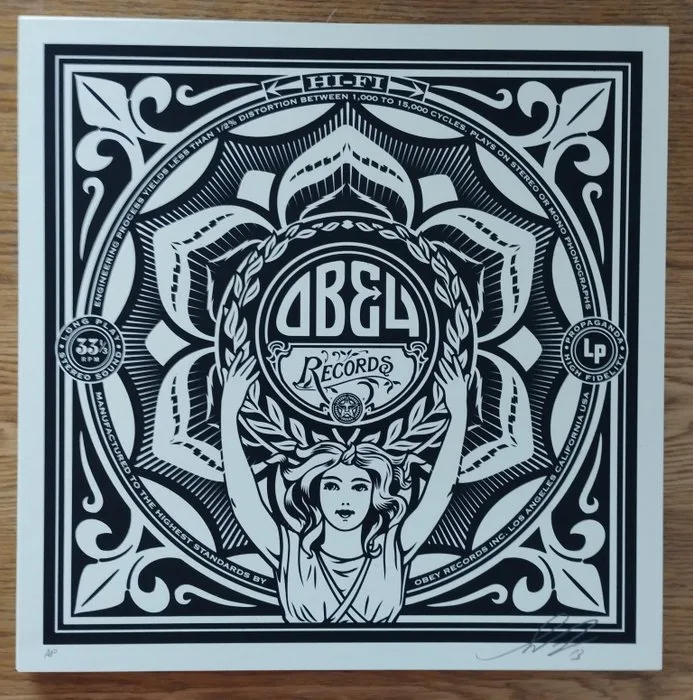 Shepard Fairey (OBEY) (1970) - Lotus Woman (artist proof)