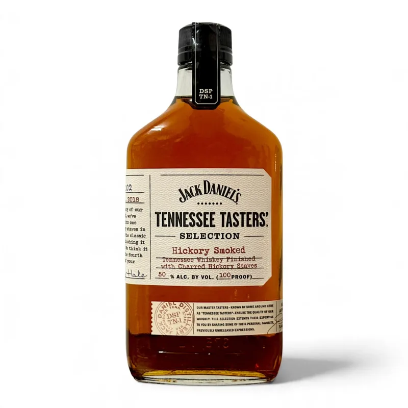 Jack Daniel's – Distillery Series Selection 'Tennessee Tasters' #002 'Hickory Smoked' Charred Hickory Stave Finished Tennessee Whiskey (2015) (37.5cl, 50%)