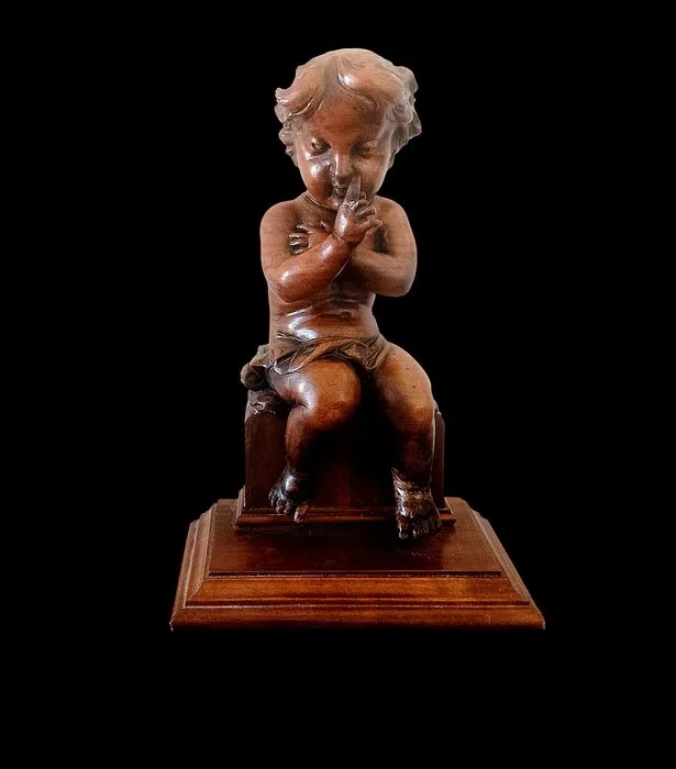 Decorative ornament - Italy - Putto - 30 cm