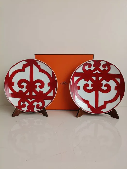 Hermès - Plate - "Balcon du Guadalquivir Collection (2)" - Ceramic - Balcon du Guadalquivir