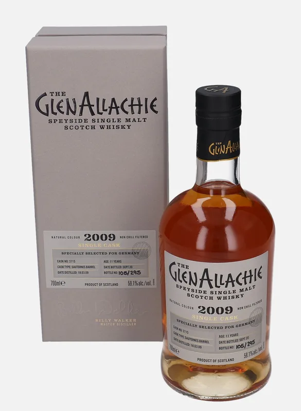 Glenallachie – 2009 11 Year Old (70cl, 59.1%)
