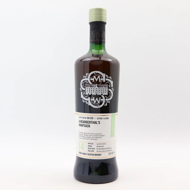 SMWS 66.220 Ardmore 2007 14 Year Old (70cl, 60.3%)