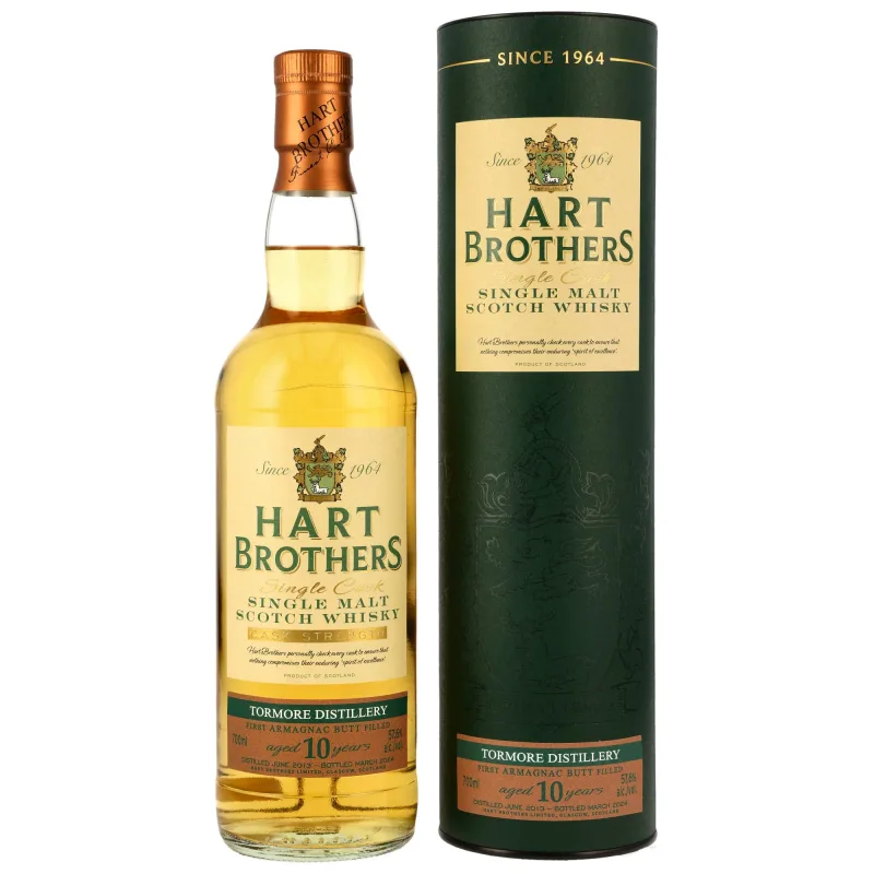Tormore – 2013/2024 10 Year Old 1st Fill Armagnac Butt (Hart Brothers)