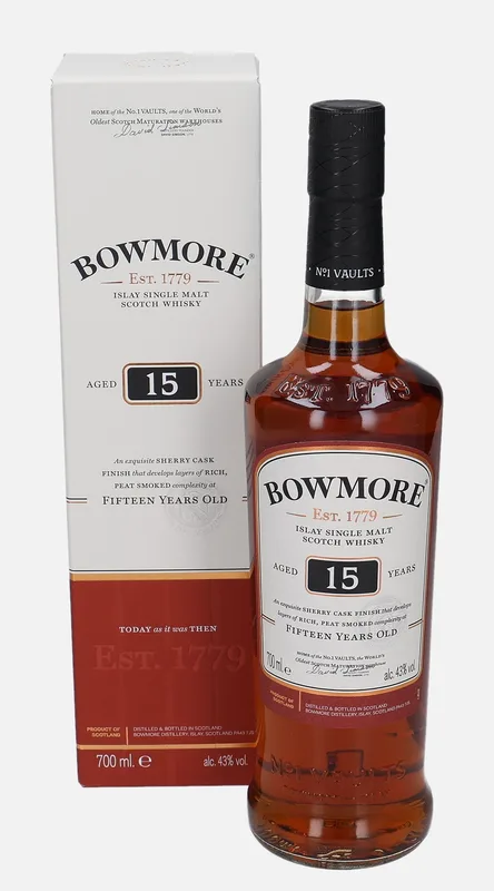 Bowmore – 15 Year Old (70cl, 43%)