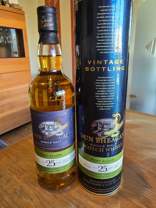 Port Ellen 1982 25 years old Cask no. 1521 - Dun Bheagan - b. 2007 - 70cl