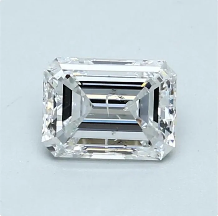 1 pcs Diamond (Natural) - 1.01 ct - Emerald - F - SI2 - Gemological Institute of America (GIA)