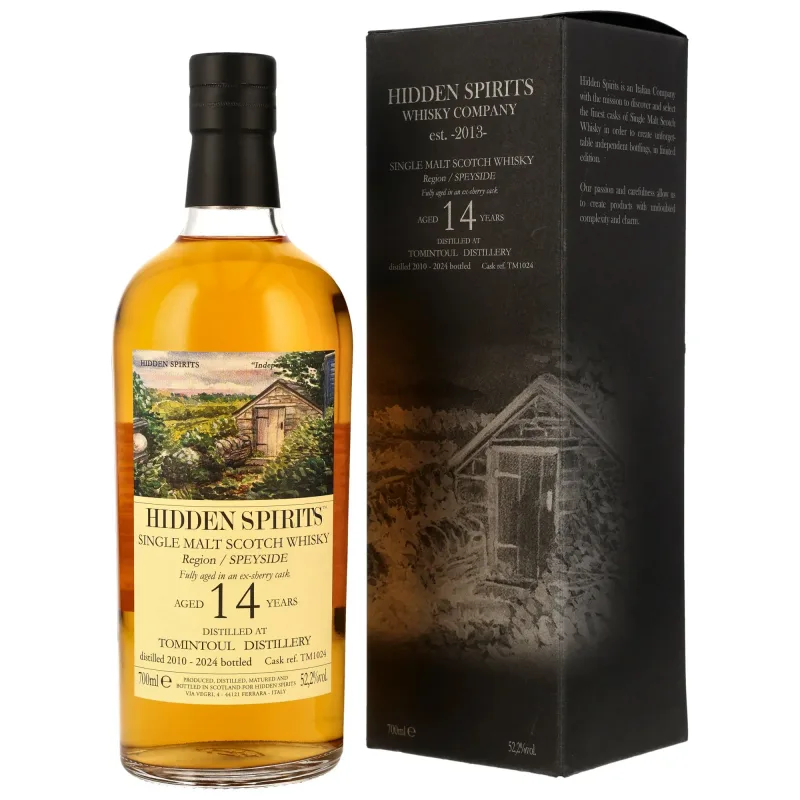 Tomintoul – 2010/2024 14 Year Old Ex-Sherry Cask Hidden Spirits