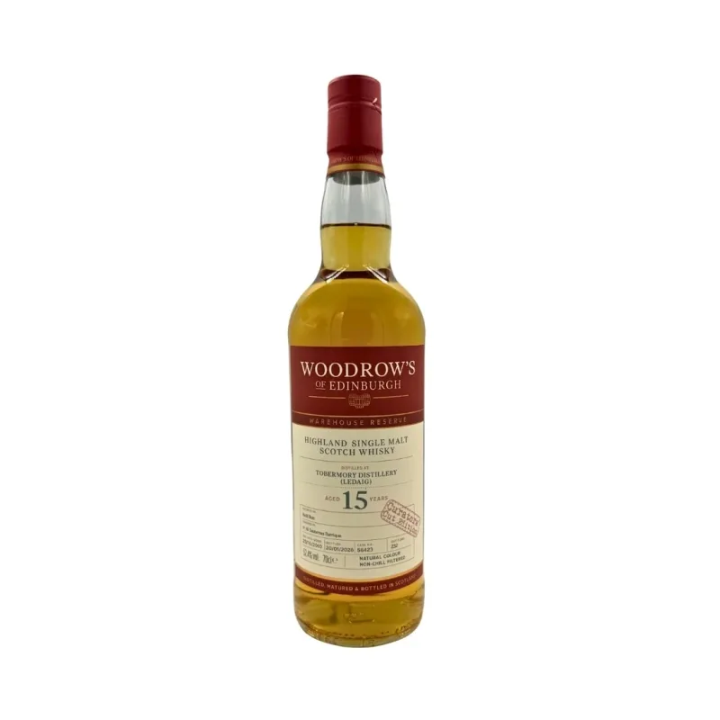 Ledaig – 15 Year Old Woodrow's of Edinburgh Warehouse Collection (70cl, 52%)
