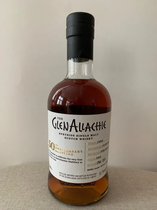 Glenallachie 1989 50th Anniversary Bottling - Cask no. 986 - b. 2018 - 50cl