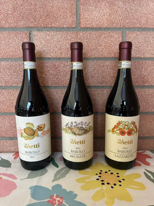 2021 Vietti: Brunate, Lazzarito, Barolo - Barolo DOCG - 3 Bottles (0.75L)