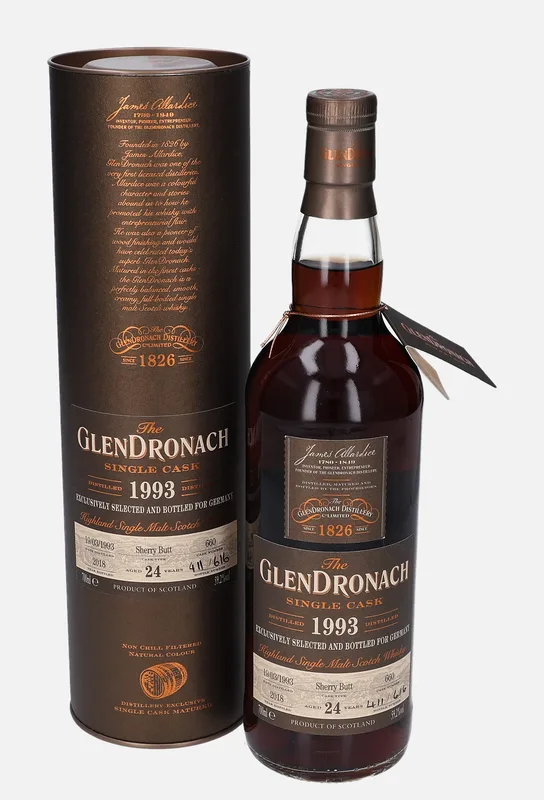 Glendronach – 1993 24 Year Old Single Cask