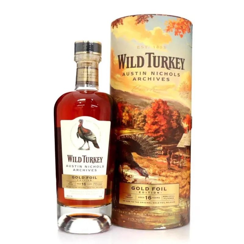 Wild Turkey – Austin Nichols Archives Gold Foil Edition 16 Year Old Straight Bourbon (75cl, 60.00%)