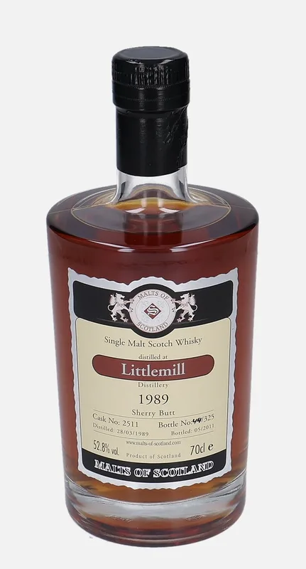 Littlemill – 1989 Malts of Scotland (70cl, 52.8%)