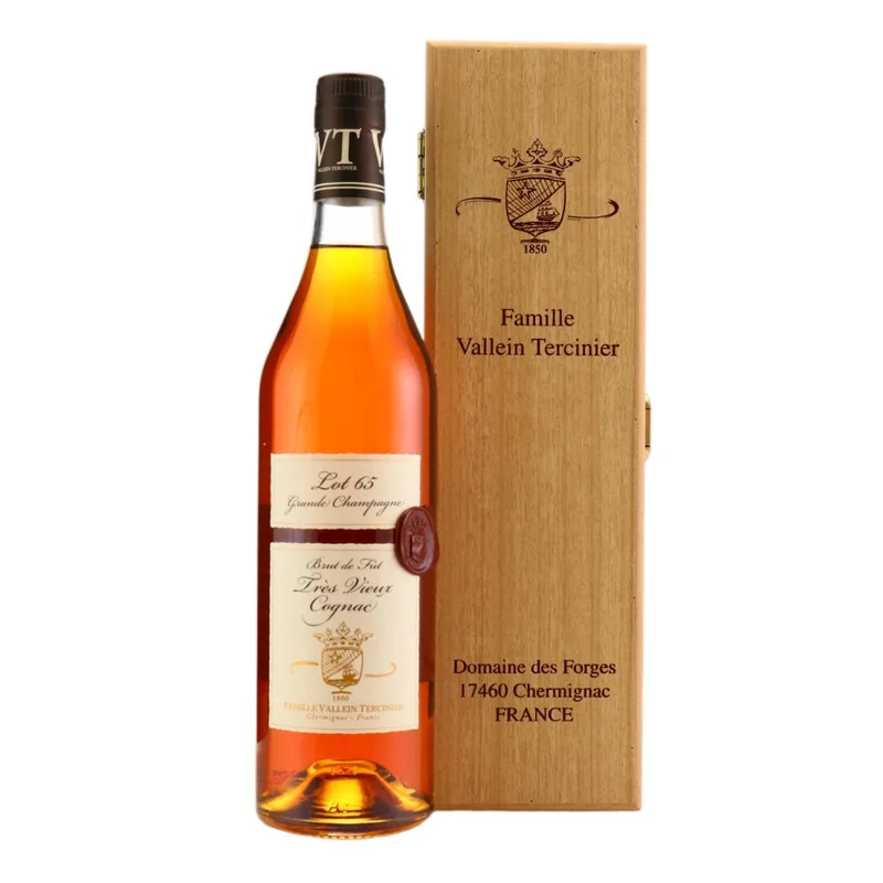 Famille Vallein Tercinier Grande Champagne Cognac Très Vieux Batch No.65