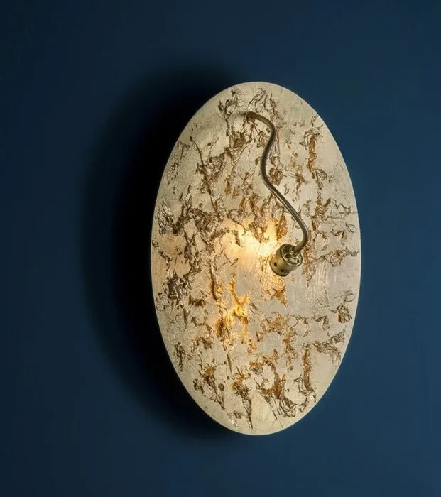 Catellani & Smith - Enzo Catellani - Wall lamp - Full Moon - Aluminium, Gold leaf