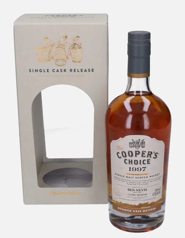 Ben Nevis – 1997 24 Year Old The Vintage Malt Whisky Co. The Cooper’s Choice