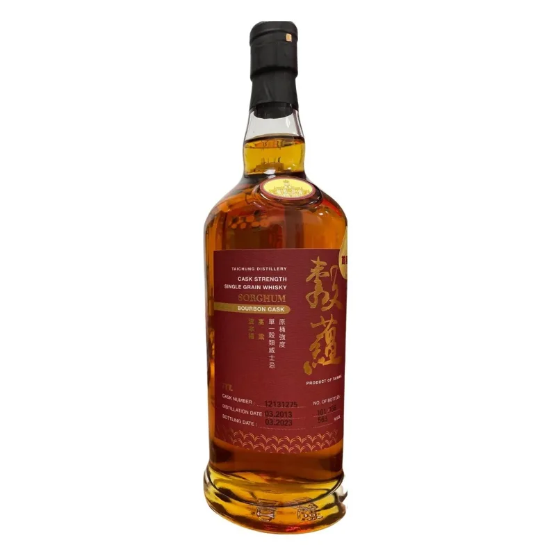 Taichung – Sorghum Cask Strength Single Grain Taiwanese Whisky (2023) (70cl)