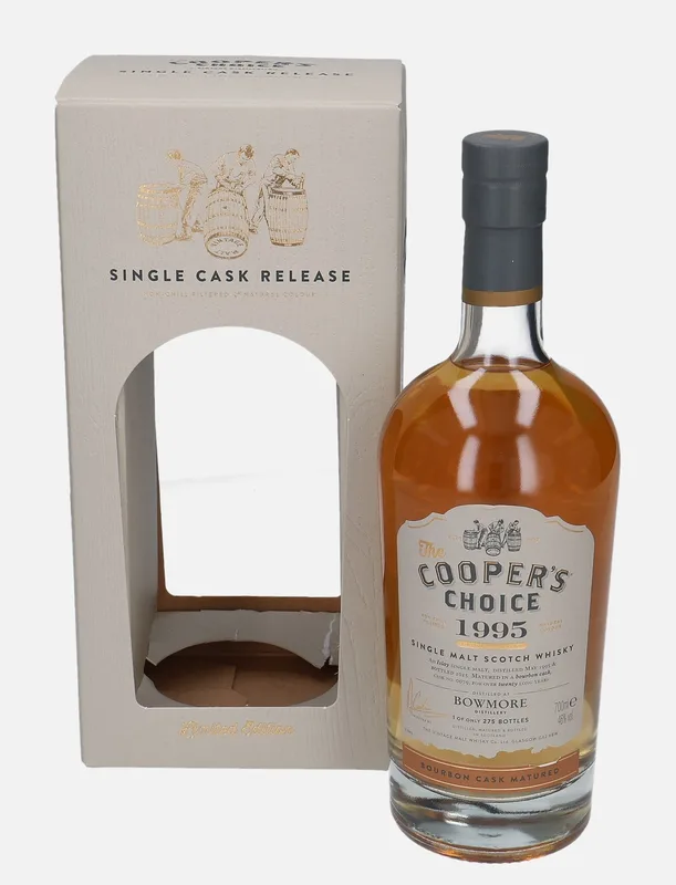 Bowmore – 1995 20 Year Old The Vintage Malt Whisky Co. The Cooper’s Choice