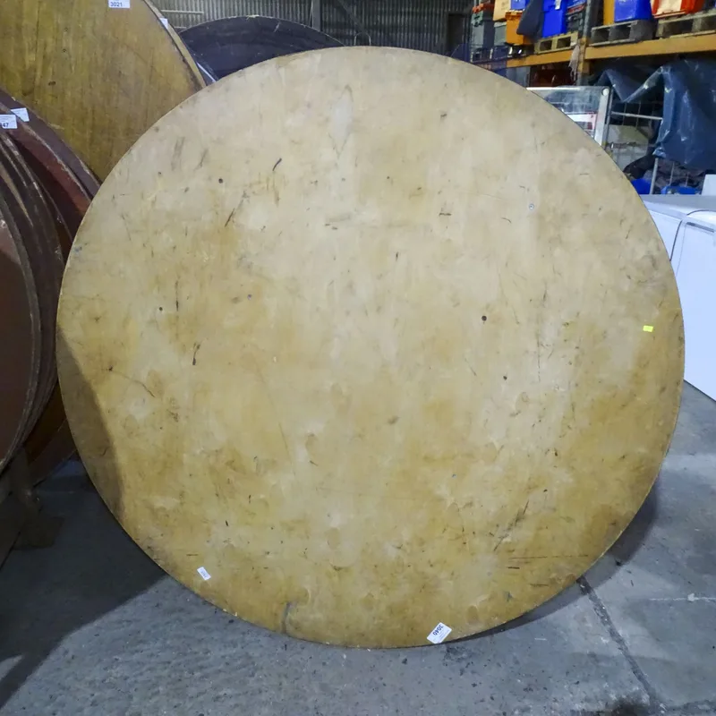 VAT A round wooden folding table 53cm