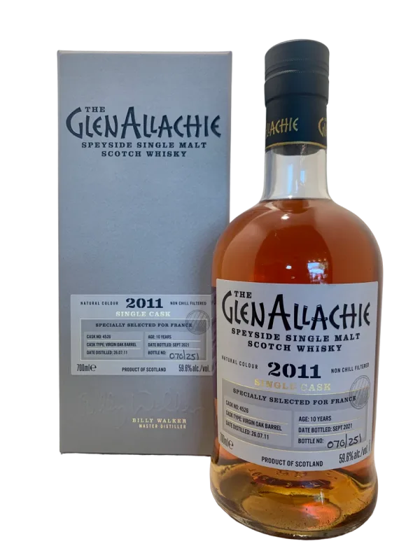 Glenallachie – 10 Year Old Single Virgin Oak Cask 2011