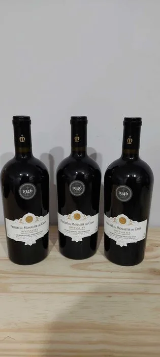 1946 Chateau Prieure du Monastir del Camp - Rivesaltes - 3 Bottles (0.75L)