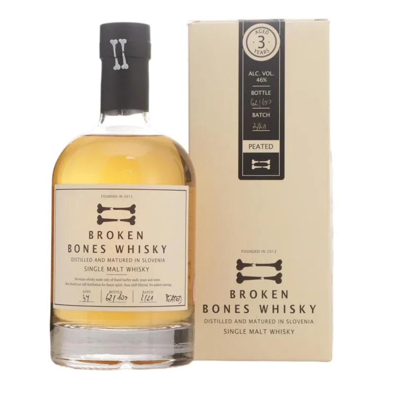 Broken Bones 3 Year Old Peated Batch 2/21 (70cl, 46.00%)
