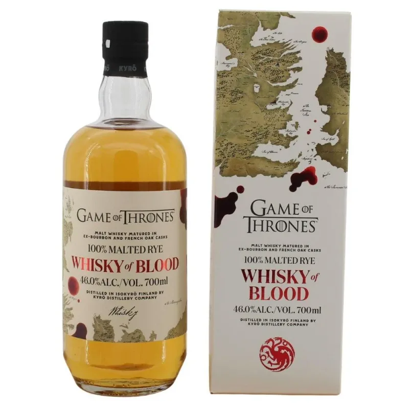 Kyrö – Whisky of Blood Game of Thrones Edition (70cl, 46%)