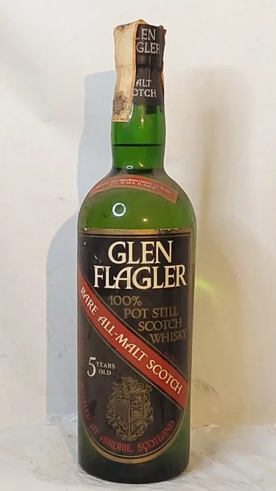 Glen Flagler 5 years old - b. late 1960s early 1970s - 75cl